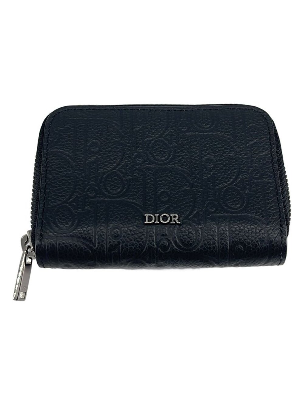 Dior Gravity Leather Coin Purse Black
